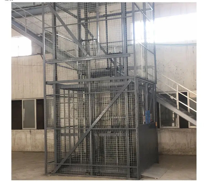 1000kg Warehouse Hydraulic Goods Elevator by Home lift elevator