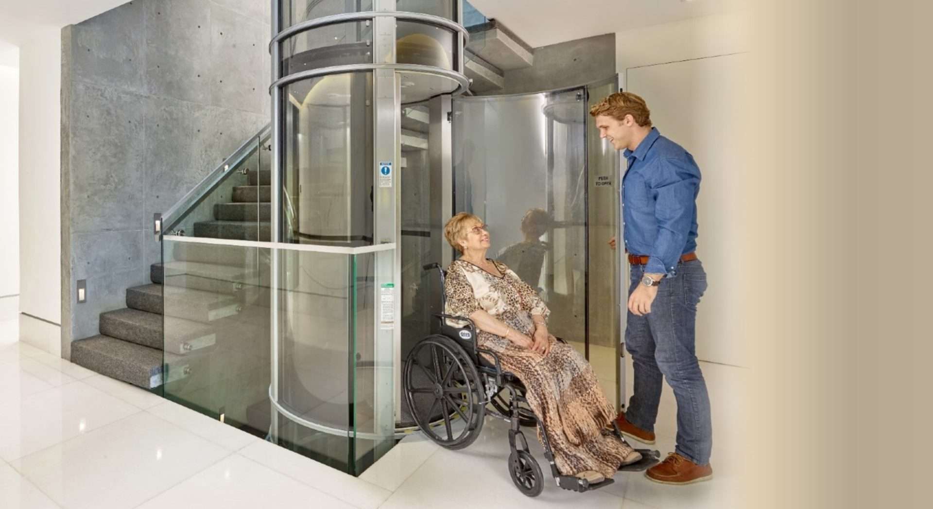 Barrier-Free Home Lift System by Home lift elevator