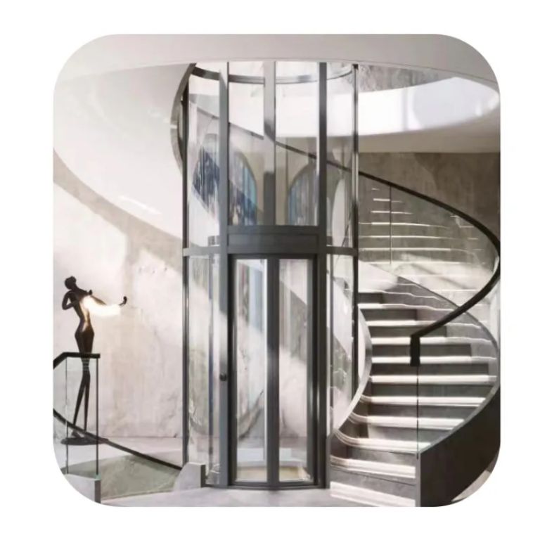 Compact Dual-Floor Home Elevator by Home lift elevator