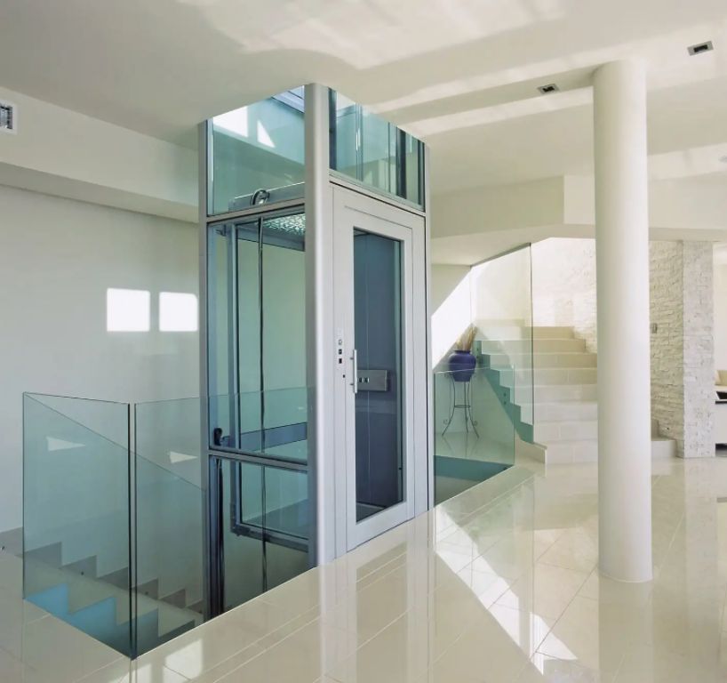 Domestic 4-Floor Hydraulic Lift by Home lift elevator