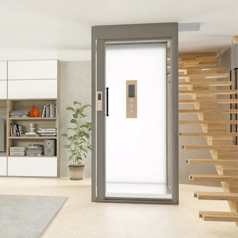 Space-Saving 4-Level Hydraulic Lift by Home lift elevator