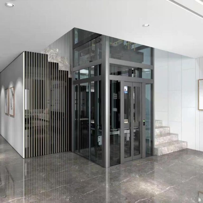 Home Vacuum Elevator System 400kg, 2 Stops by Home lift elevator