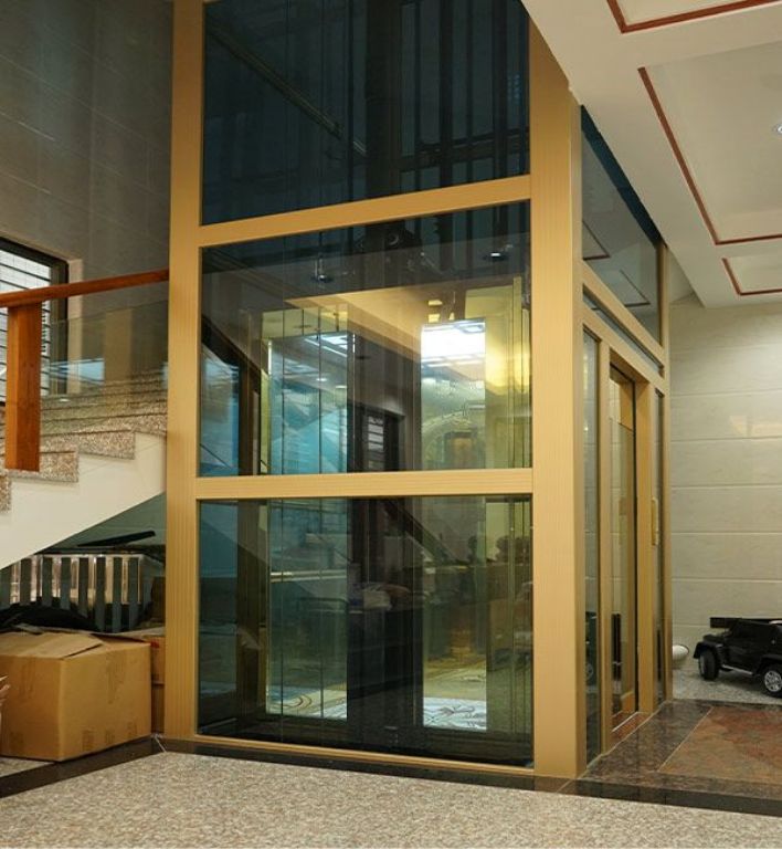 400kg Two-Stop Vacuum Home Elevator by Home lift elevator