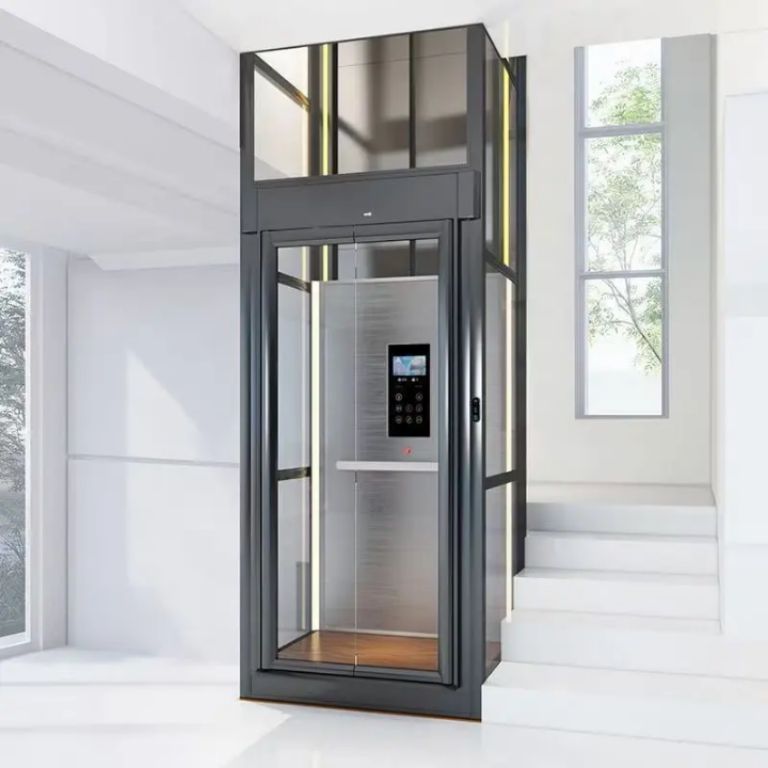Architectural Steel Belt Home Elevators by Home lift elevator