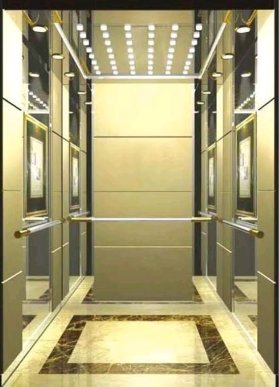 Sleek Stainless Steel Lift for 5 Floors and 6 Riders by Home lift elevator