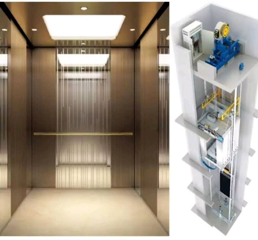8-Storey Stainless Steel Elevator by Home lift elevator