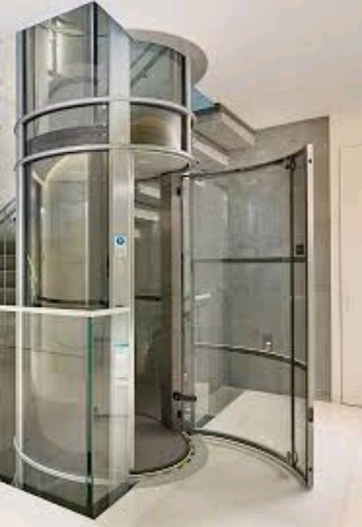 Full Curve Capsule Residential Lift by Home lift elevator