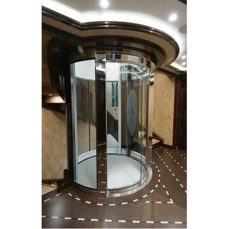 Full Round Low-Space Home Elevator by Home lift elevator