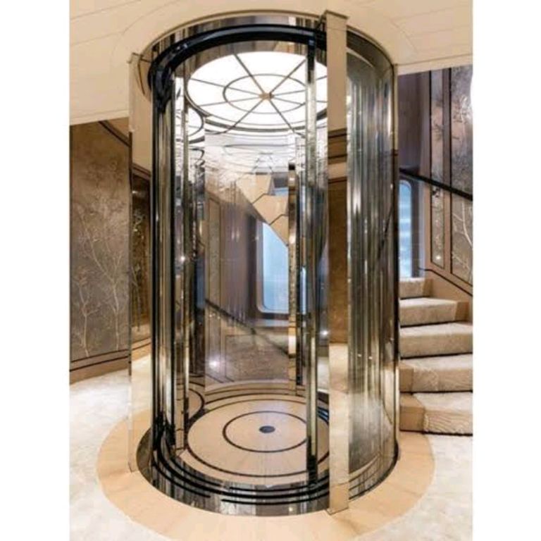 Compact Round Tube Lift for Homes by Home lift elevator