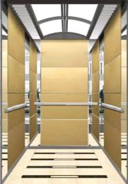 3-Stop 630kg 8-Person Stainless Steel Home Elevator by Home lift elevator