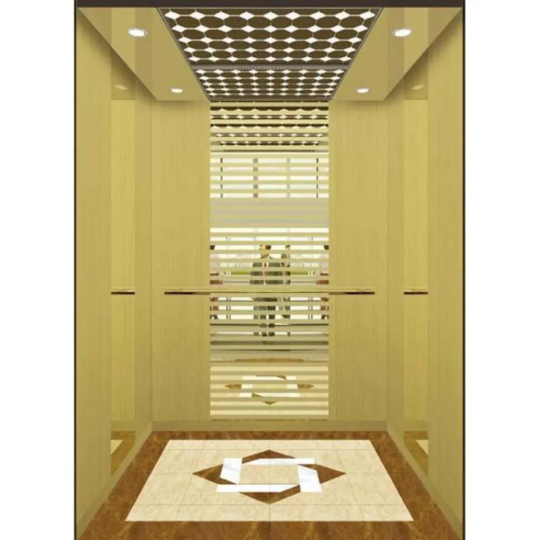 Four-Story Lift for 8 People, Stainless Build by Home lift elevator