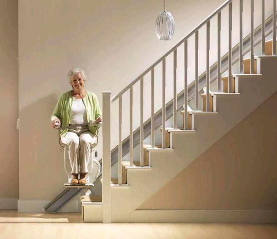 Wall-Mounted Stair Chair Lift by Home lift elevator