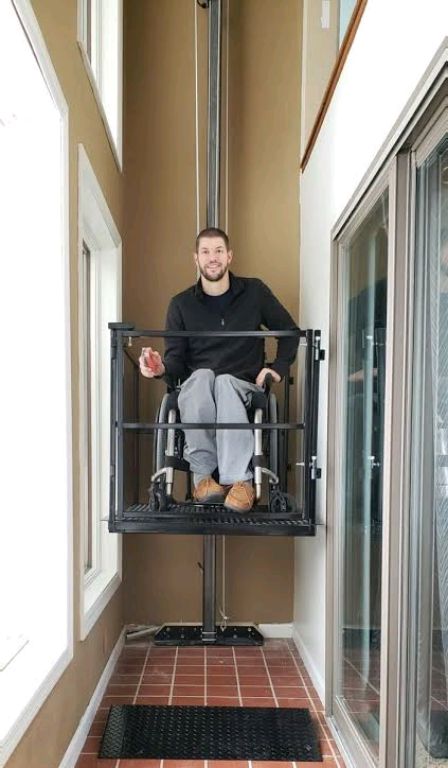 Vertical Porch Elevator System by Home lift elevator