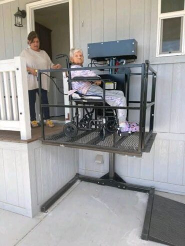 Outdoor Vertical Lift by Home lift elevator