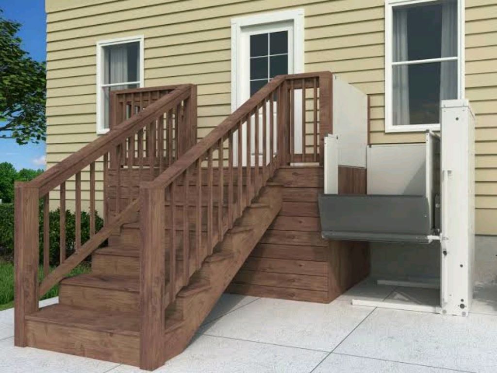 Wheelchair Access Porch Lift by Home lift elevator