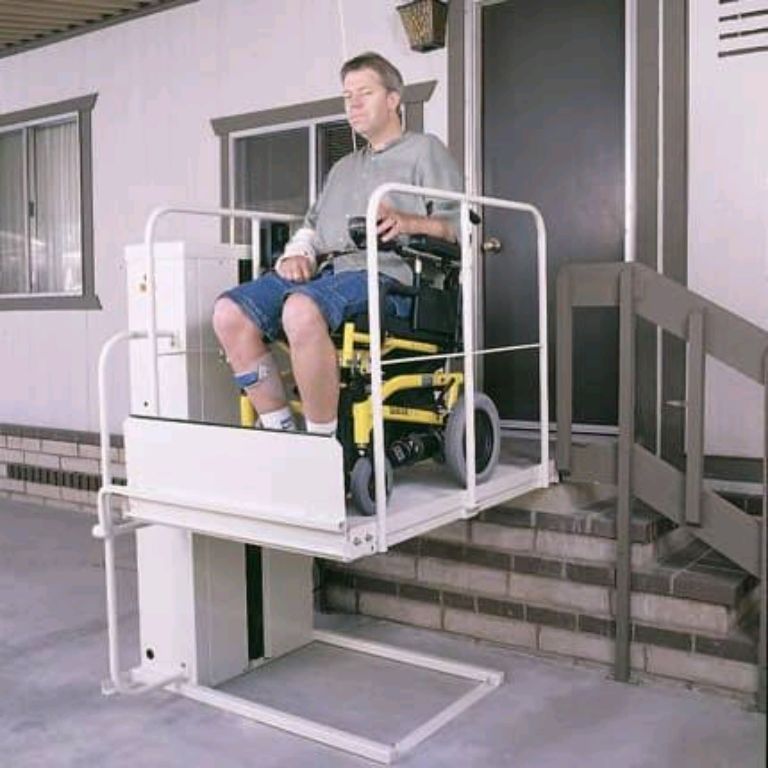 Handicap Porch Lift by Home lift elevator