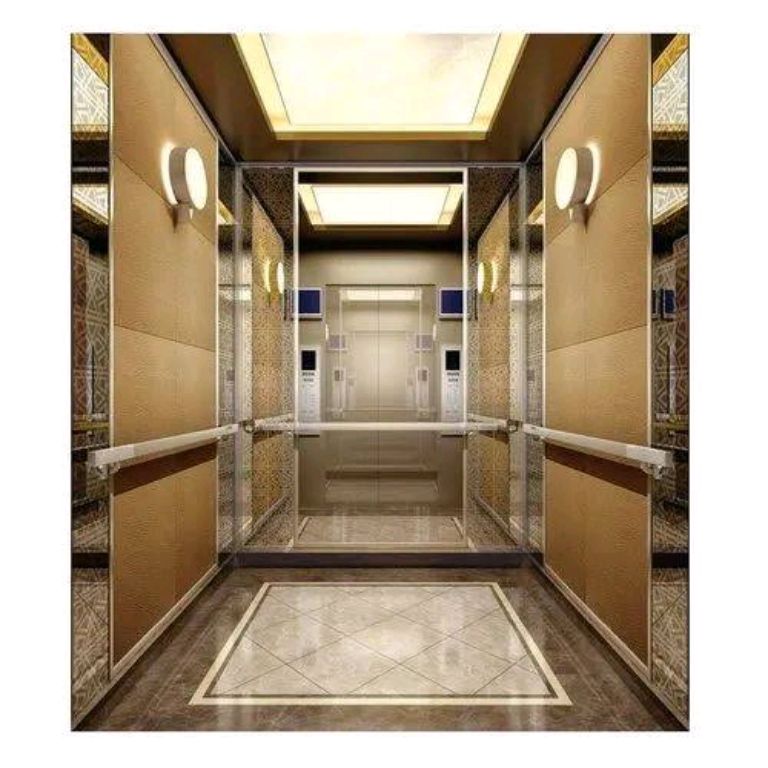 Six-Stop Elevator with Stainless Steel Finish by Home lift elevator