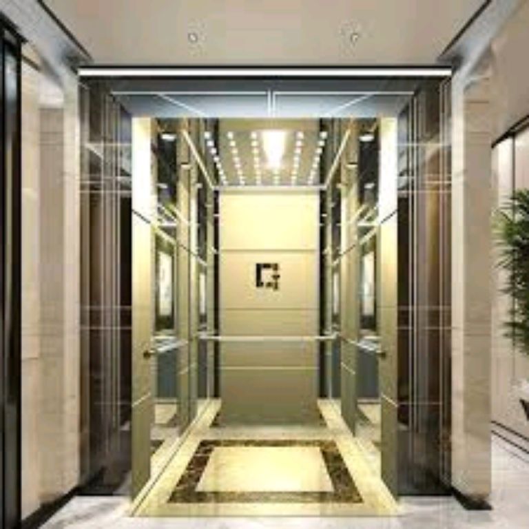 5-Floor 12 Passenger Stainless Steel Elevator System by Home lift elevator