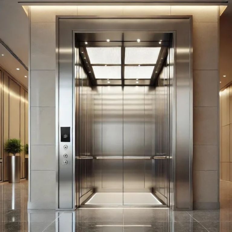 5-Floor Capacity Lift System with Stainless Cabin by Home lift elevator