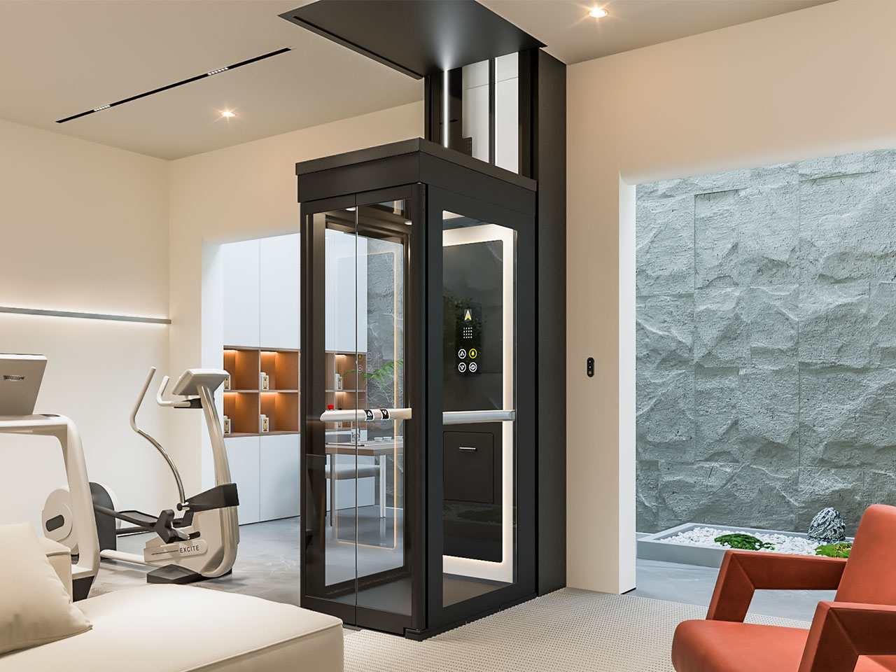 Minimalist Home Vertical Lift by Home lift elevator