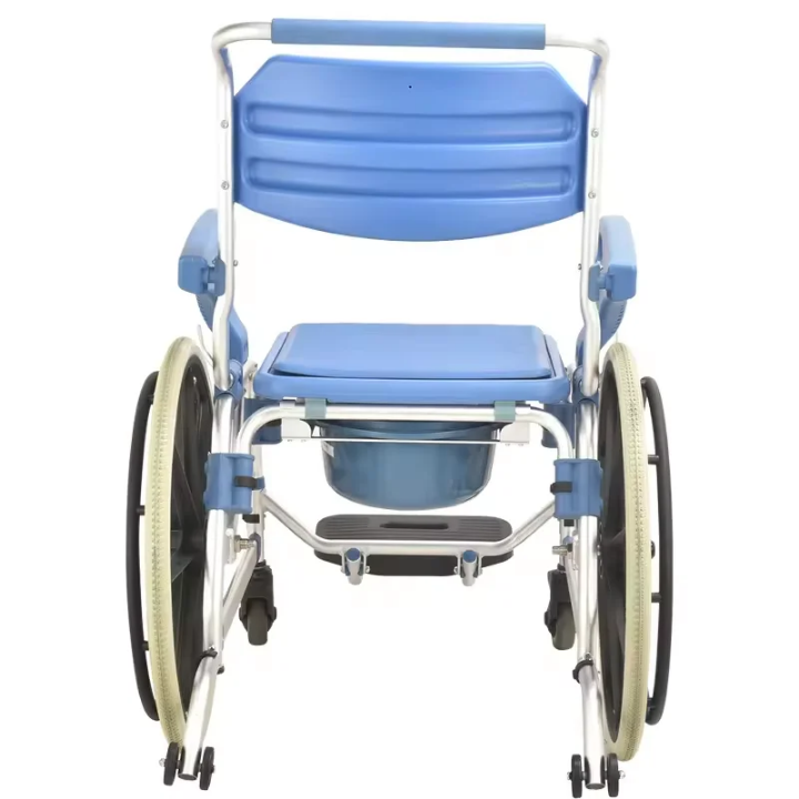 Height-Adjustable Commode on Wheels by Scantrik