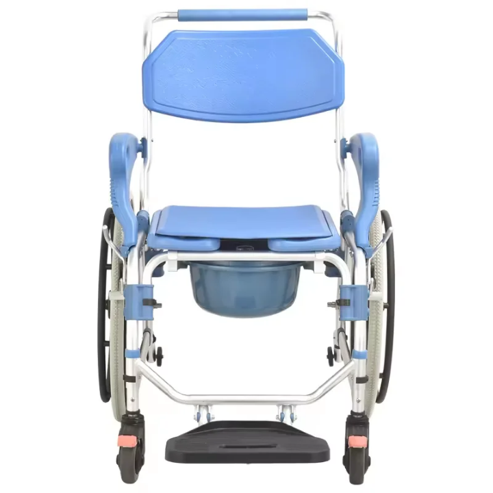 Bariatric Wheeled Commode Chair by Scantrik