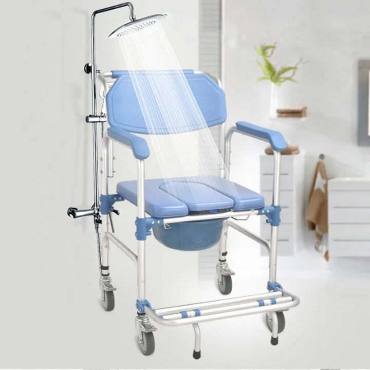 Portable Commode on Wheels by Scantrik