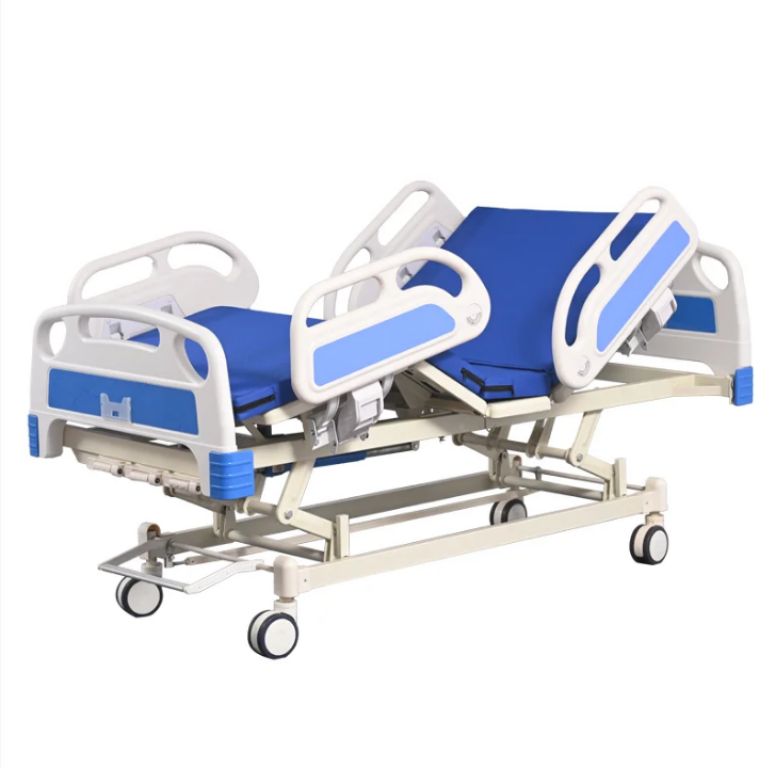 Adjustable Three-Function Hospital Bed by Scantrik