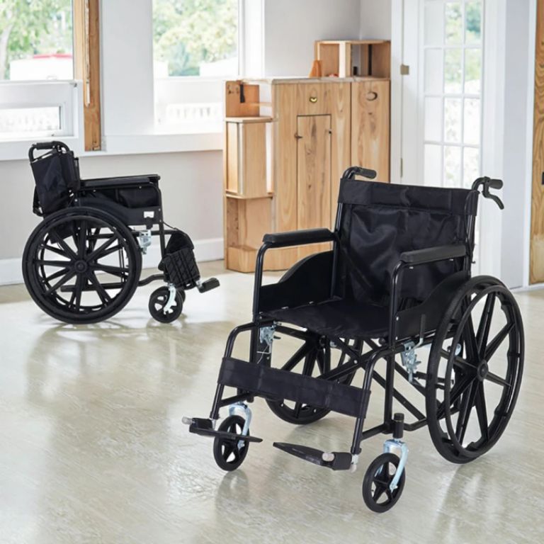 Non-Electric Commode Wheelchair by Scantrik