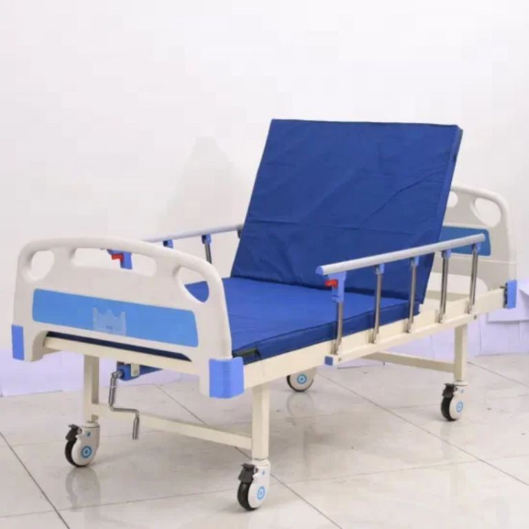 Patient Care Bed with Single Crank by Scantrik