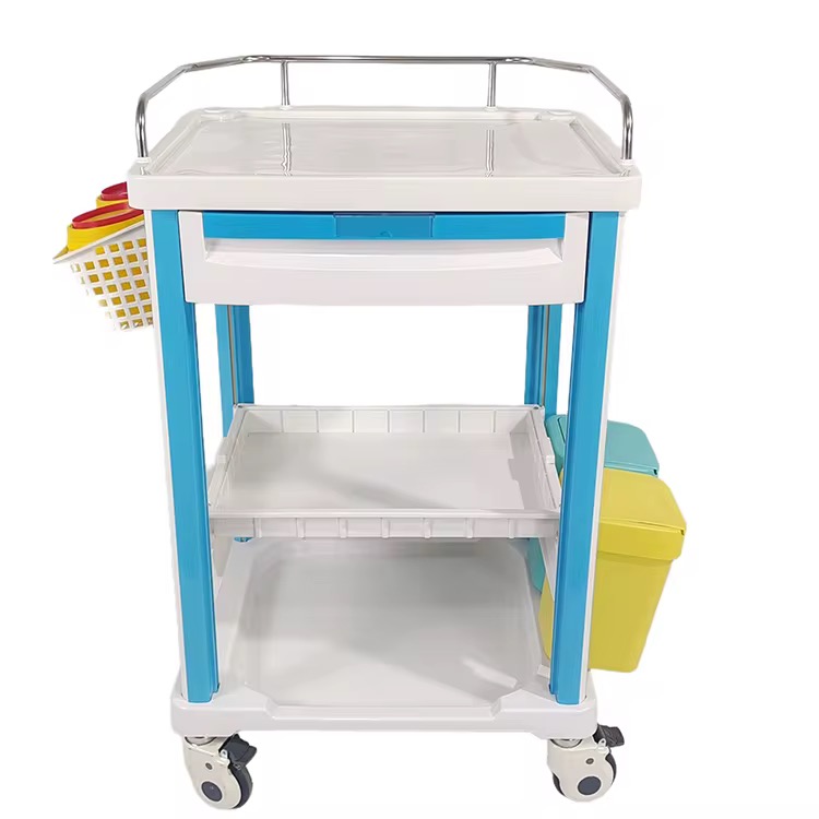 Anesthesia wheeled drug hospital trolley Nigeria by Scantrik