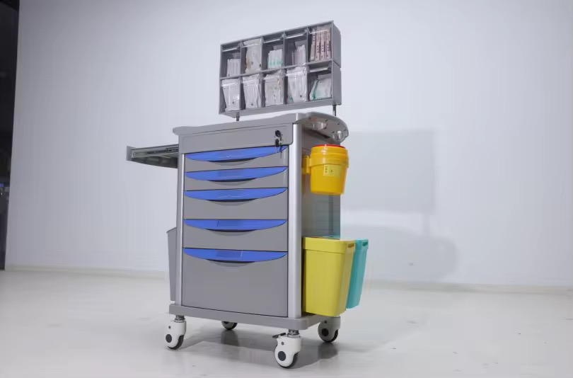 Anesthesia drug hospital trolley suppliers in Nigeria by Scantrik