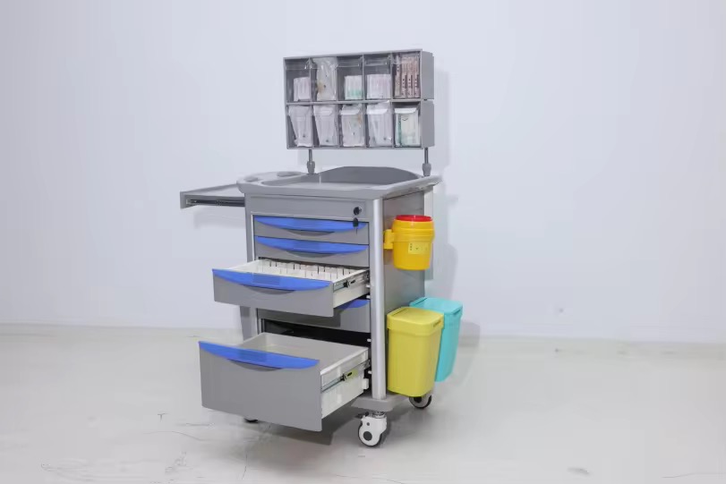 Anesthesia compact drug hospital trolley in Nigeris by Scantrik