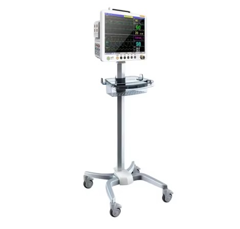 Stainless Steel Patient Monitor Trolley Nigeria by Scantrik