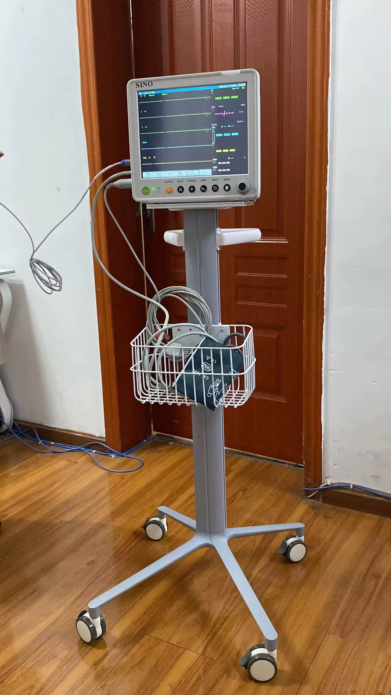 Mobile Trolley for Patient Monitor Nigeria by Scantrik