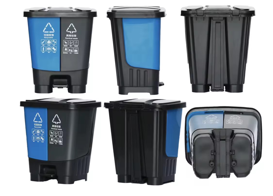 Double Sided Pedal Bin for Homes in Nigeria by Scantrik