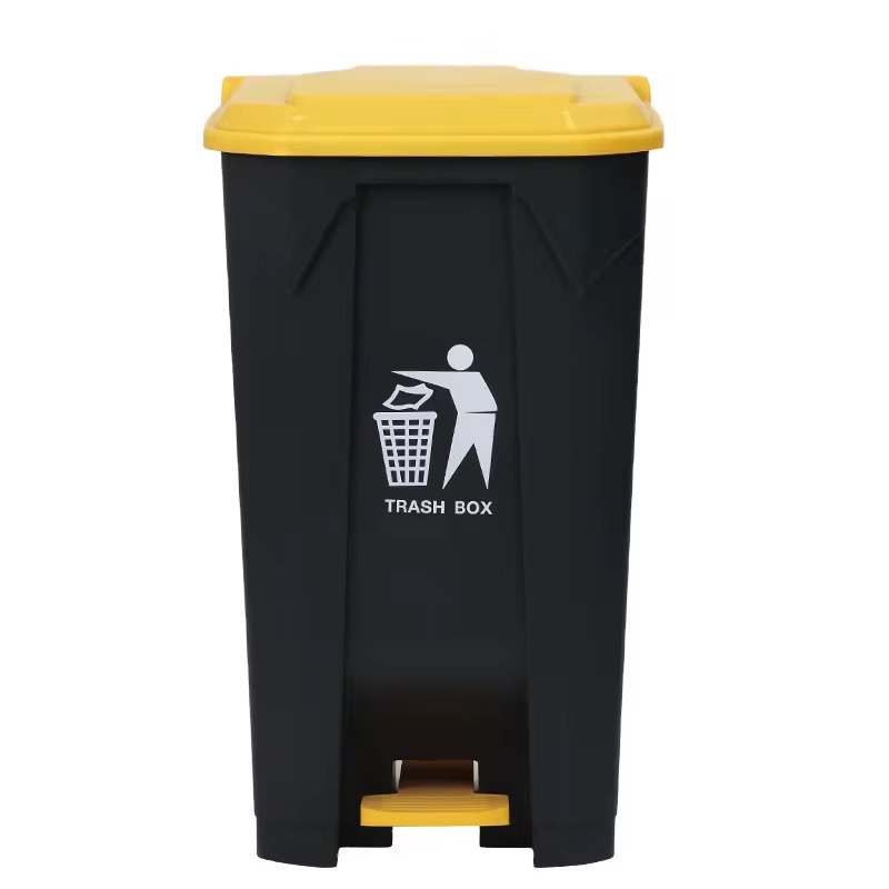 Double Sided Pedal Bin with Cover in Nigeria by Scantrik