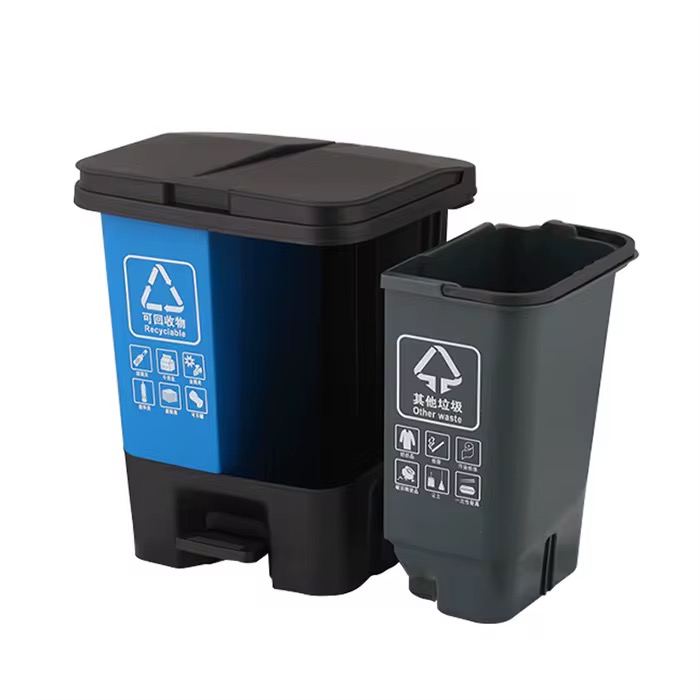 Stainless Steel Double Sided Pedal Bin in Nigeria by Scantrik