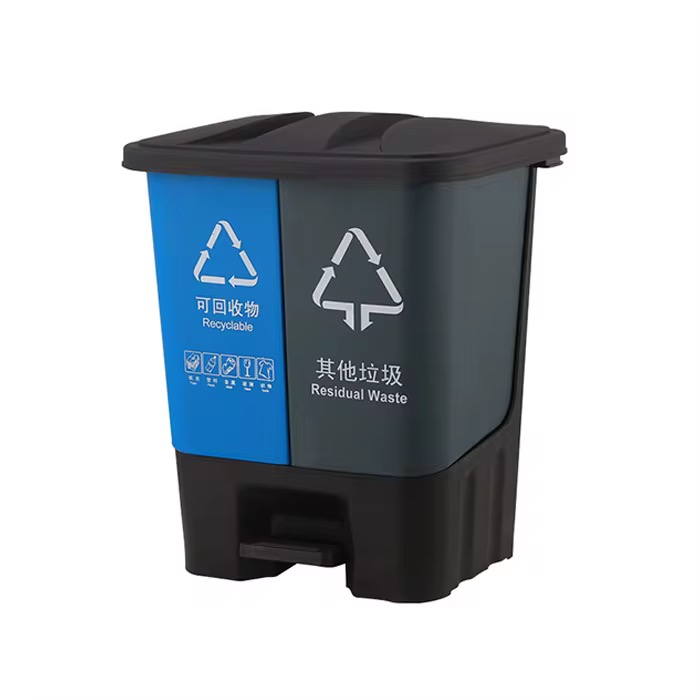 Small Double Sided Pedal Bin in Nigeria by Scantrik