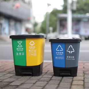 Double Sided Pedal Bin in Nigeria by Scantrik