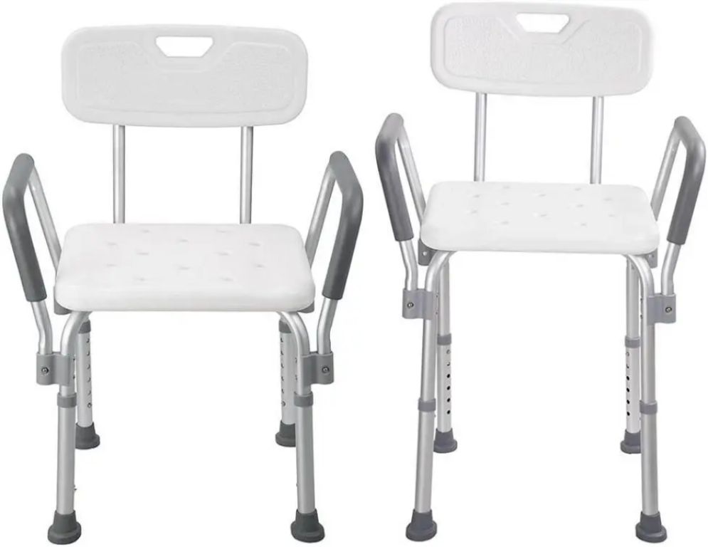 Shower chair with black rest & crossed base online in Nigeria by Scantrik