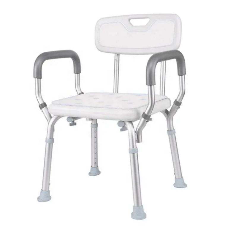 Shower chair with black rest & crossed base in Kano Nigeria by Scantrik
