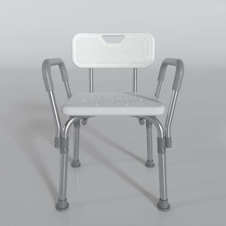 Best Shower chair with black rest & crossed base in Nigeria by Scantrik
