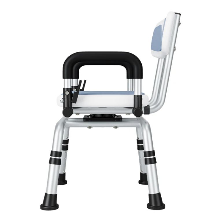 Shower chair with black rest & crossed base wholesale in Nigeria by Scantrik