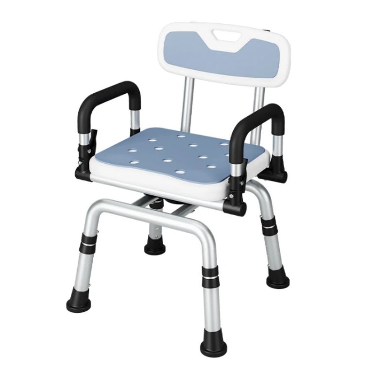 Shower chair with black rest & crossed base price in Nigeria by Scantrik