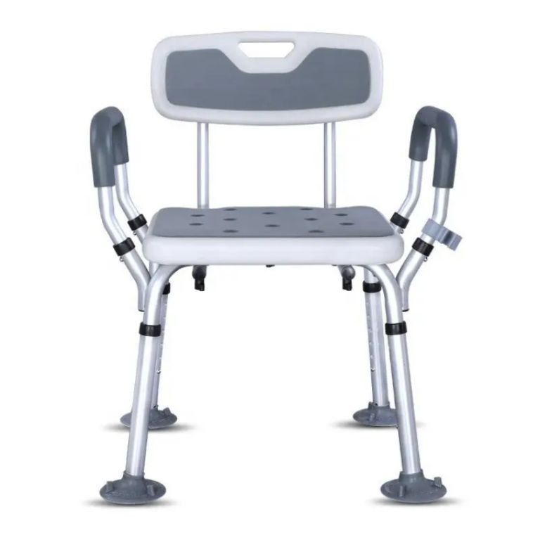 Shower Chair with Backrest with Blue Spong Mat dealers in Nigeria by Scantrik