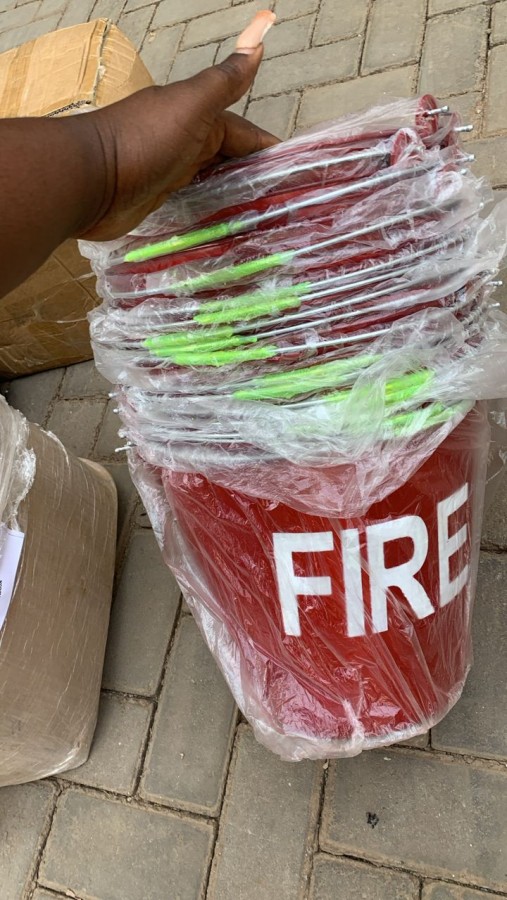 12 litre fire buckect dealers in Nigeria by Hiphen
