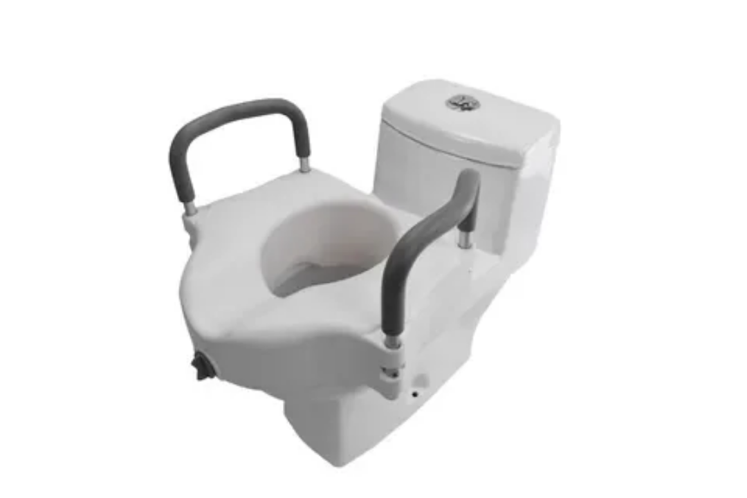 Toilets set Raiser with handles in Kano Nigeria by Scantrik