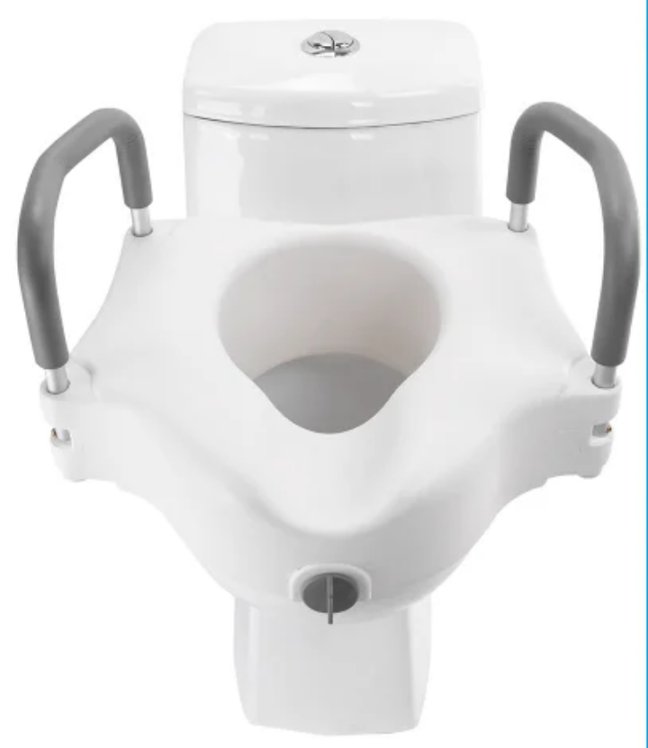 Lightweight Toilets set Raiser with handles in Nigeria by Scantrik