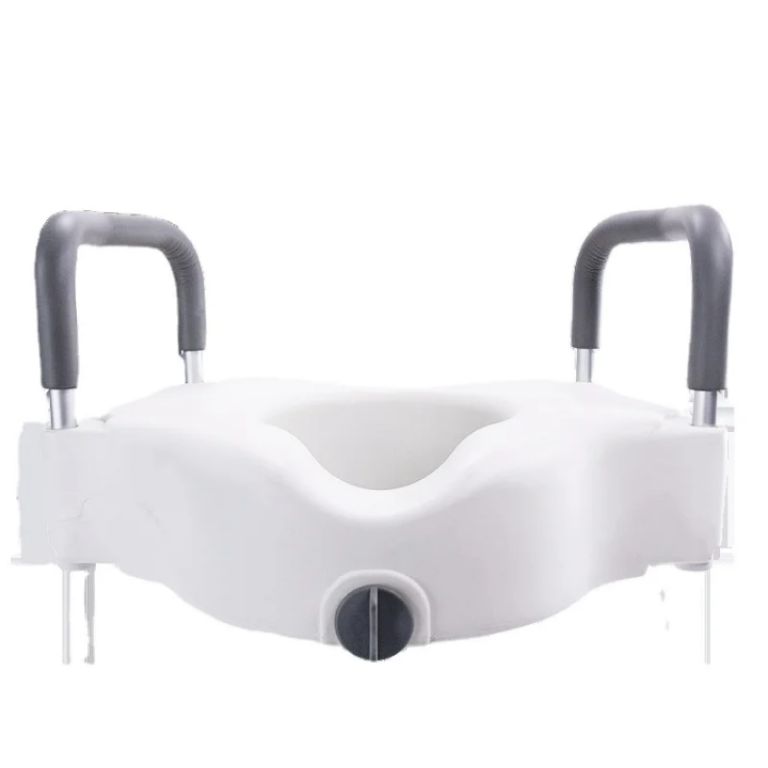 Toilets set Raiser with handles installer in Nigeria by Scantrik